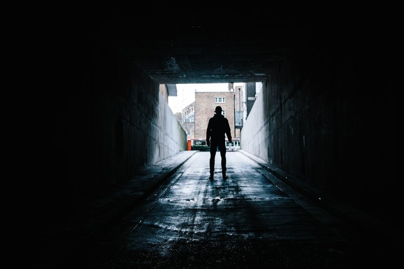 villain in tunnel